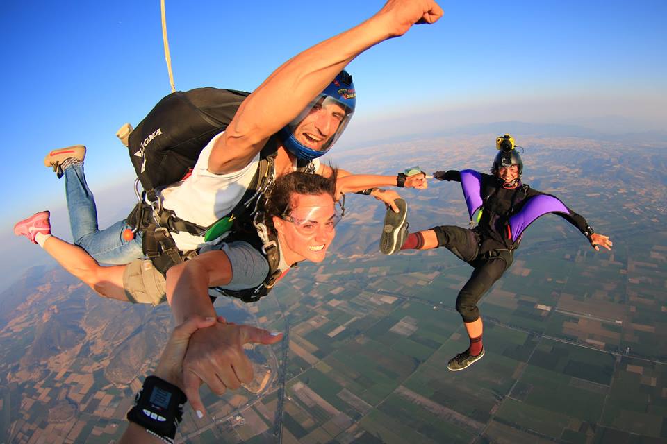 sky diving athens